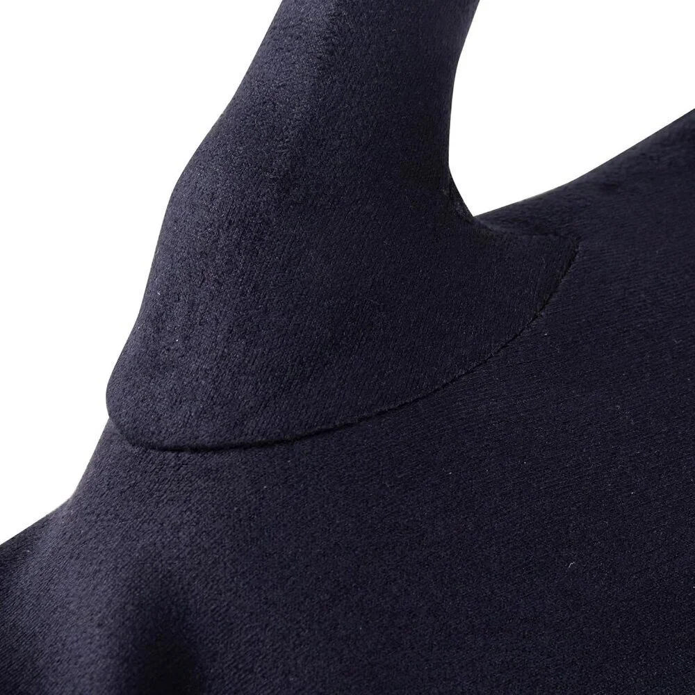 Women's Winter Leather Gloves Touch Screen Wool Lined Windproof Warm Suede Blue